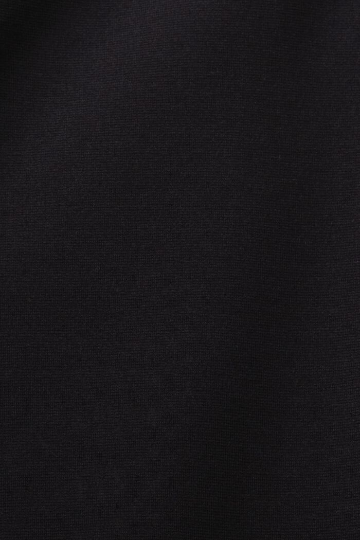 Vetoketjulahkeiset punto-housut, BLACK, detail image number 6