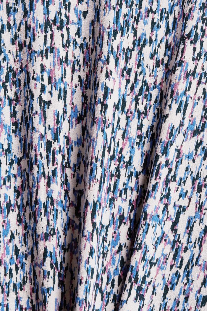 Kuvioitu nappilistallinen midimekko, BLUE LAVENDER, detail image number 4