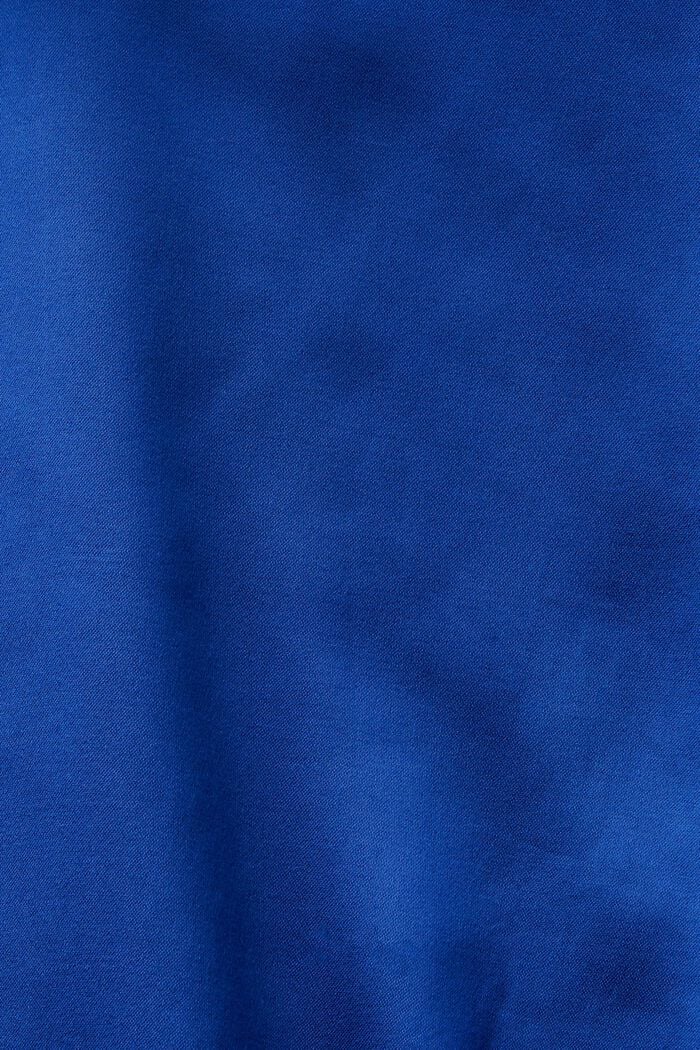 Pitkähihainen satiinipusero, BRIGHT BLUE, detail image number 6