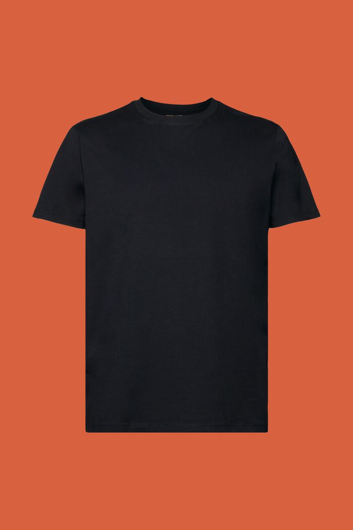 Jersey-T-paita, 100 % puuvillaa, BLACK, detail image number 6