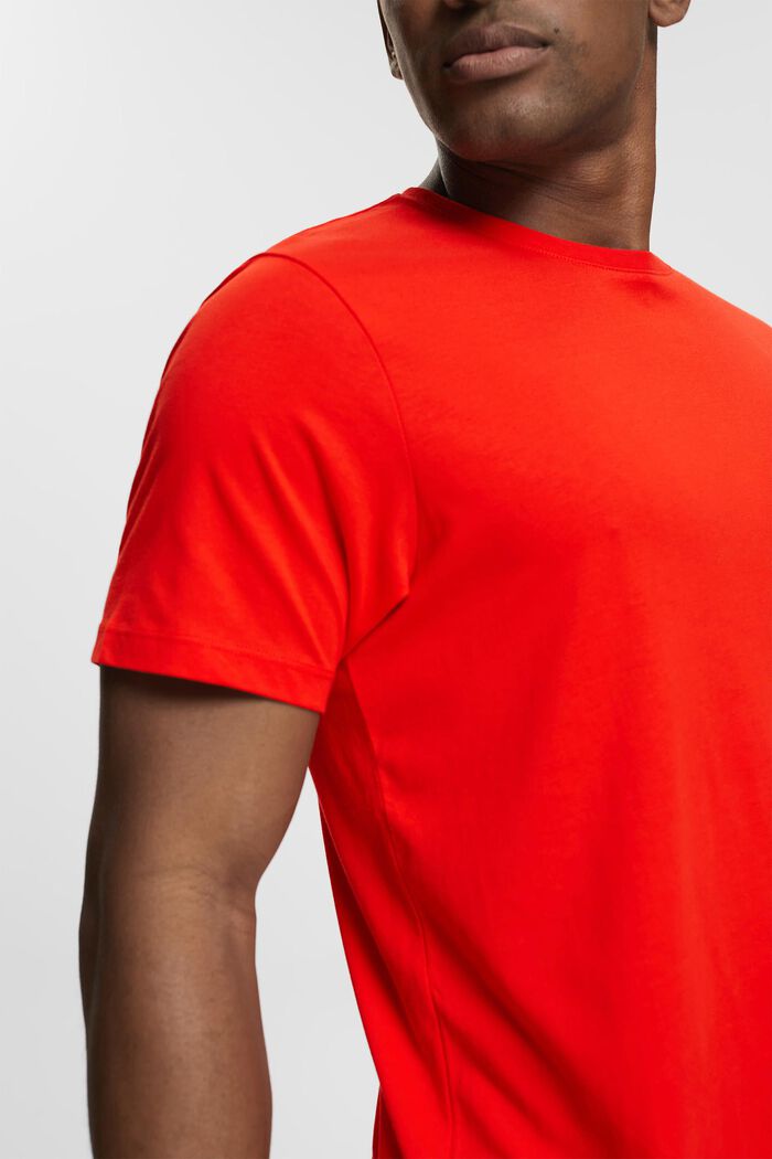 Jersey-T-paita, 100 % puuvillaa, RED, detail image number 0