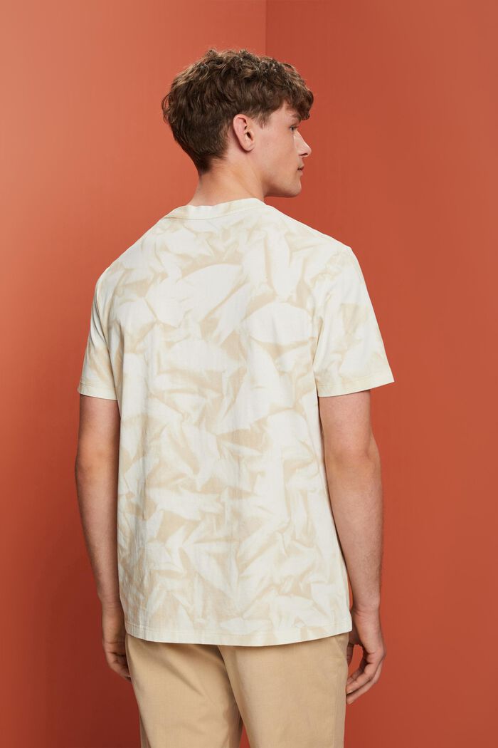 T-paita 100 % puuvillaa, pyöreä pääntie, SAND, detail image number 3