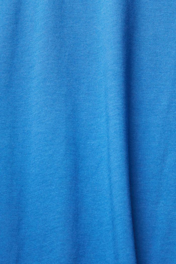 Jersey-T-paita, 100 % puuvillaa, BLUE, detail image number 1