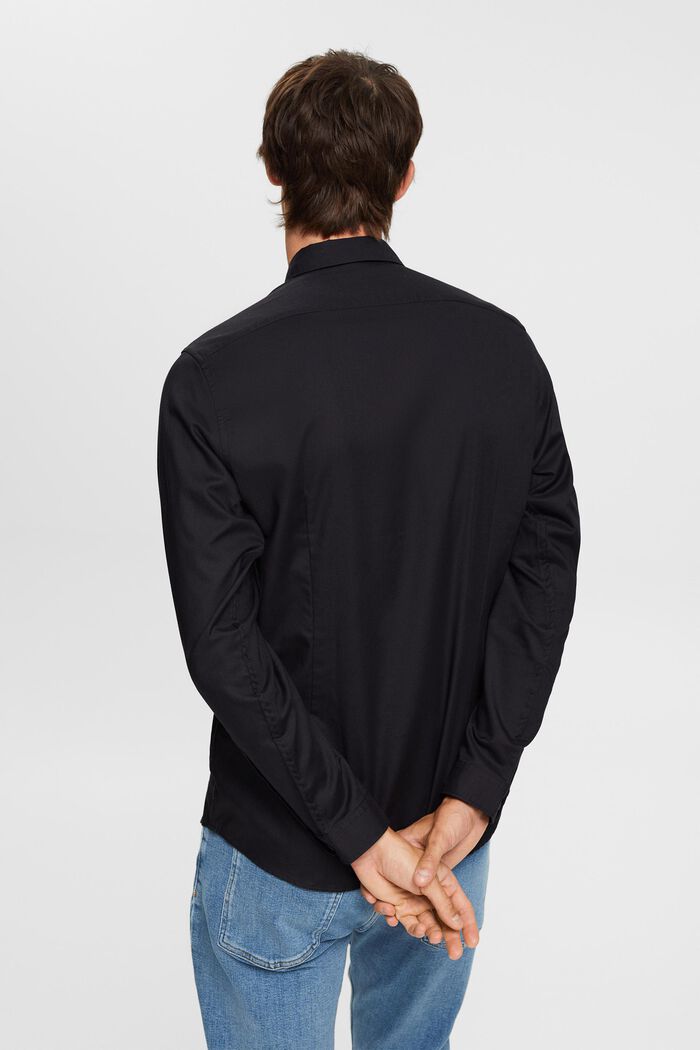 Slim fit -mallinen paita, BLACK, detail image number 3