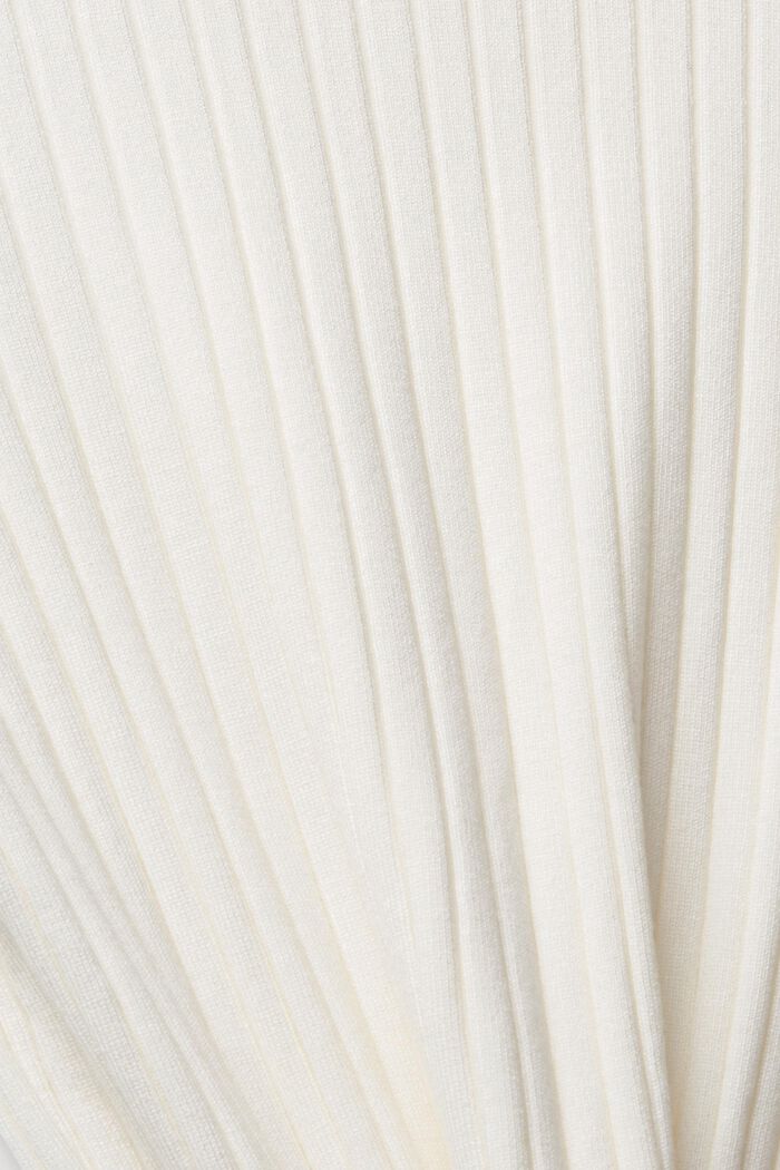 Pystykaulusneulepusero, OFF WHITE, detail image number 6