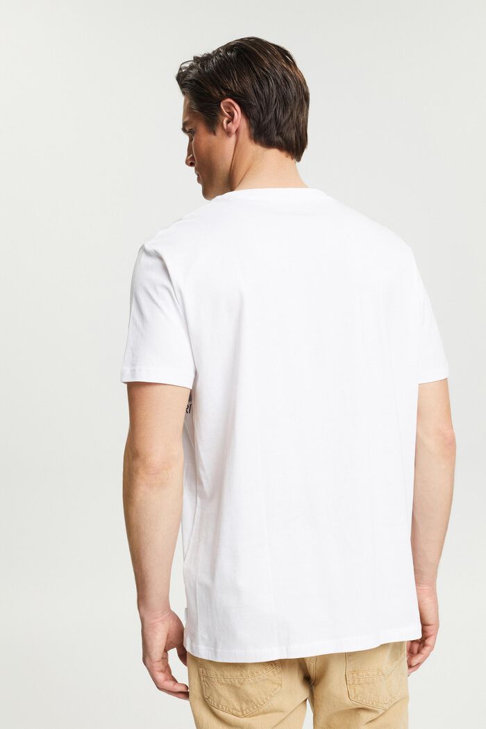 Jersey-t-paita printillä, WHITE, detail image number 3