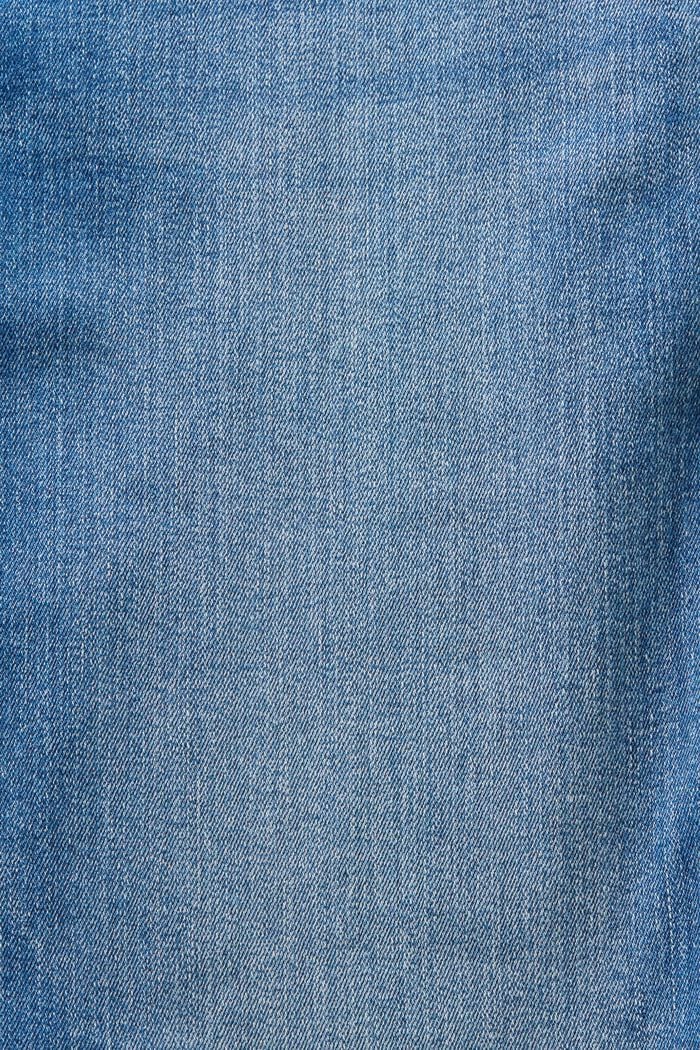 Keskikorkeat slim-farkut, BLUE MEDIUM WASHED, detail image number 5