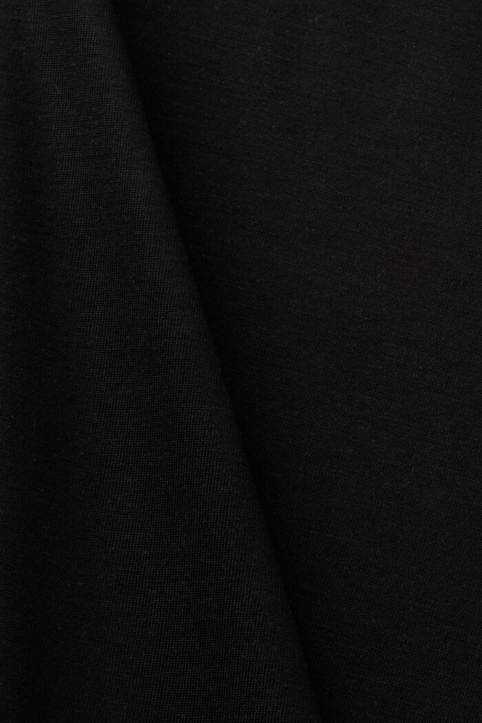 Pitkähihainen T-paita, jossa lepakkohihat, BLACK, detail image number 4