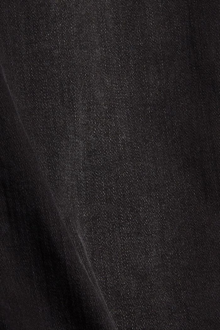 Stretchfarkut luomupuuvillasekoitetta, BLACK DARK WASHED, detail image number 4