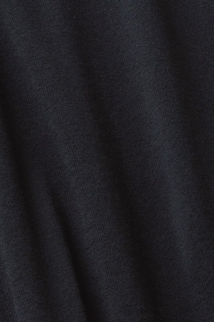 Hieno, kudottu neule, BLACK, detail image number 6