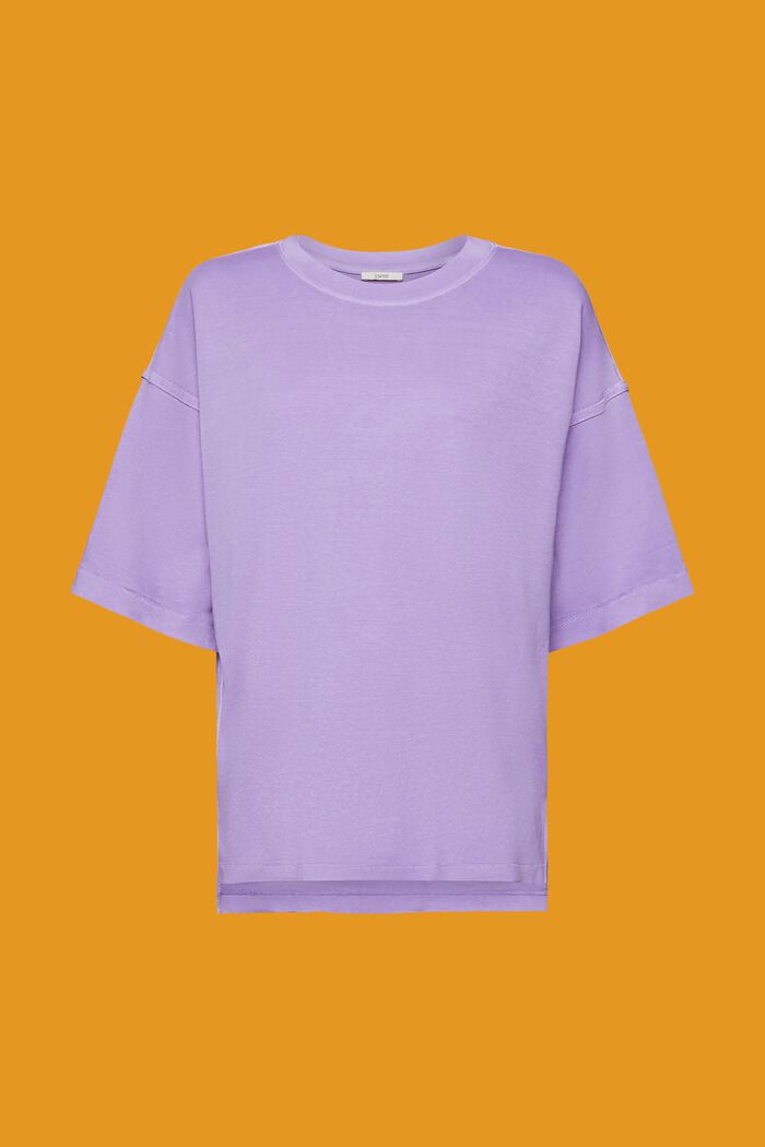 Puuvillainen oversized-T-paita, PURPLE, detail image number 7