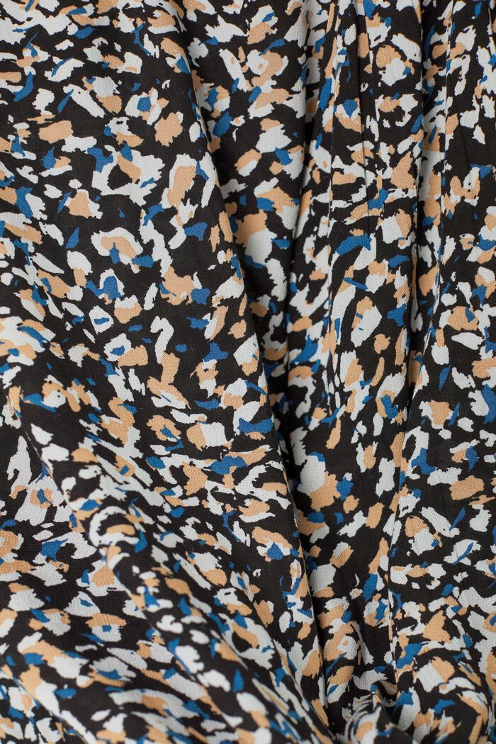 Kuviollinen pusero, LENZING™ ECOVERO™ -kuitua, BLUE, detail image number 4