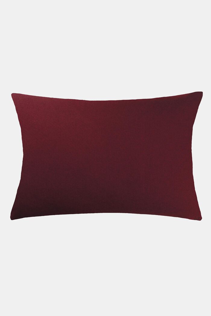 Tyynynpäällinen samettista materiaalisekoitetta, DARK RED, detail image number 3