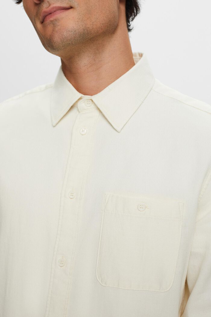 Pintakuvioitu slim fit -paita, 100 % puuvillaa, ICE, detail image number 2