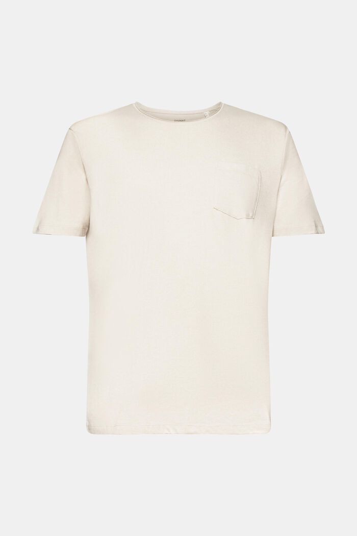 Kierrätettyä: meleerattu jersey-t-paita, LIGHT TAUPE, detail image number 5
