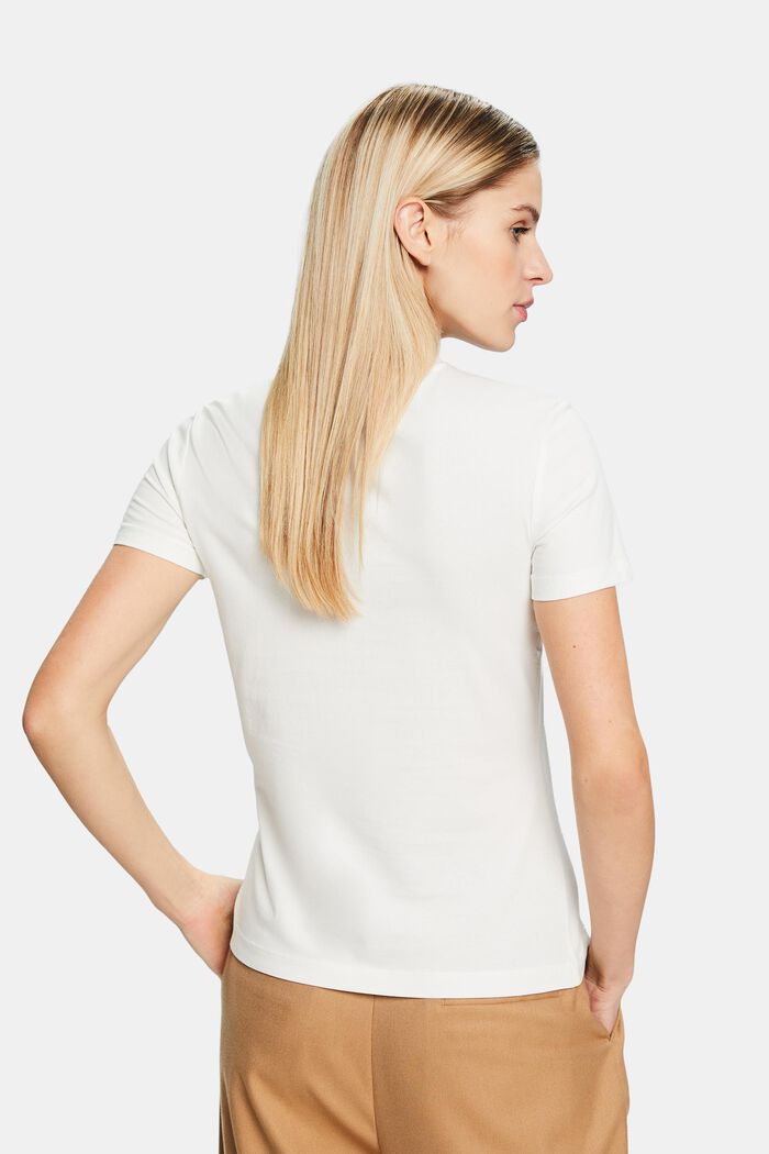 T-paita, jossa pyöreä pääntie, OFF WHITE, detail image number 3
