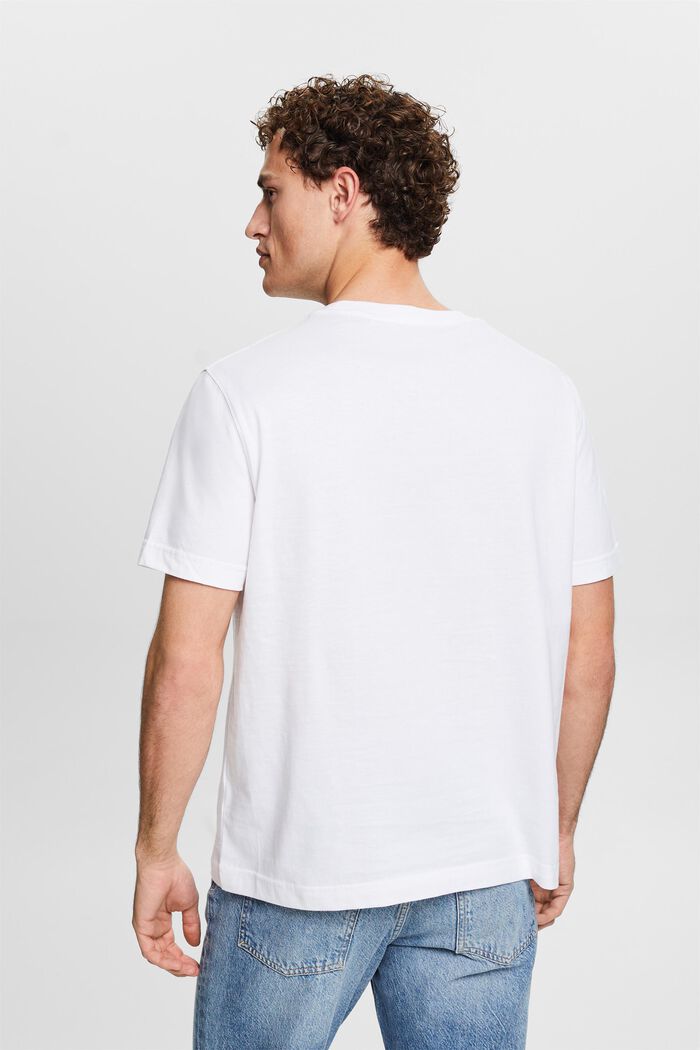 T-paita graafisella printillä, WHITE, detail image number 3