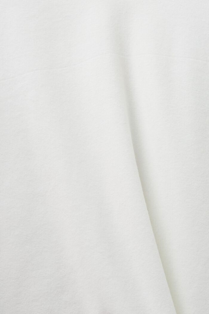 Perusmallinen jerseypitkähihainen, OFF WHITE, detail image number 5