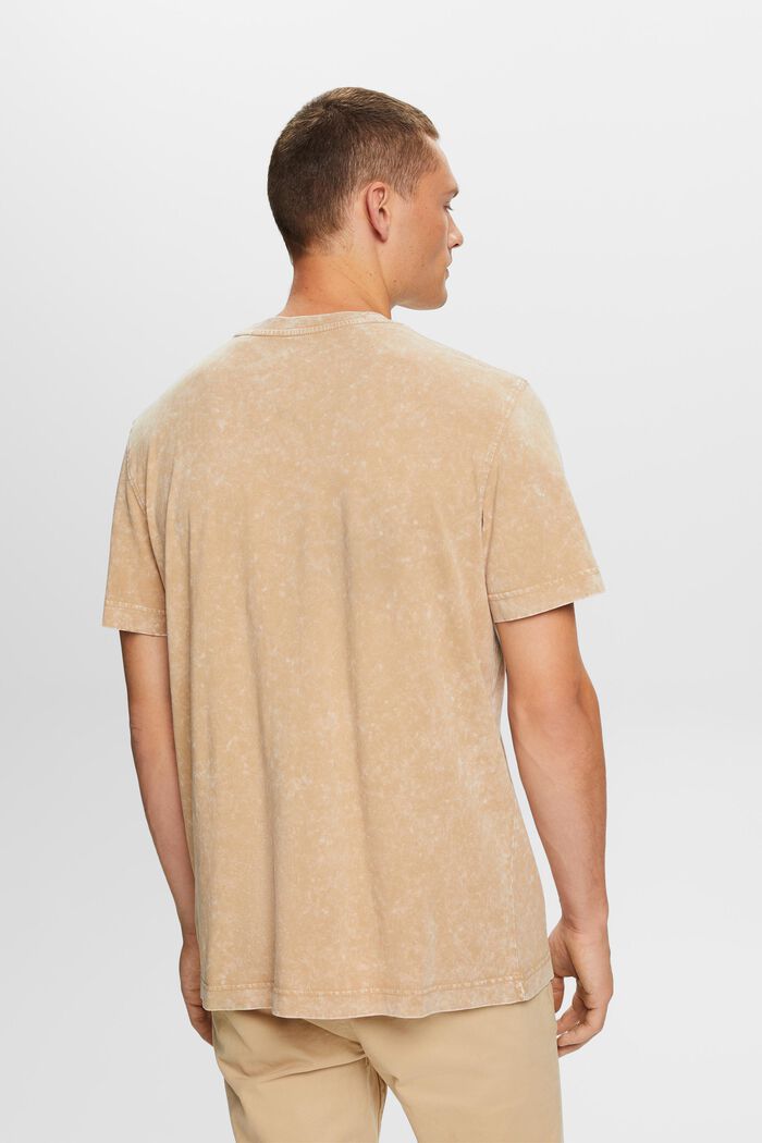 Kivipesty T-paita, 100 % puuvillaa, BEIGE, detail image number 3