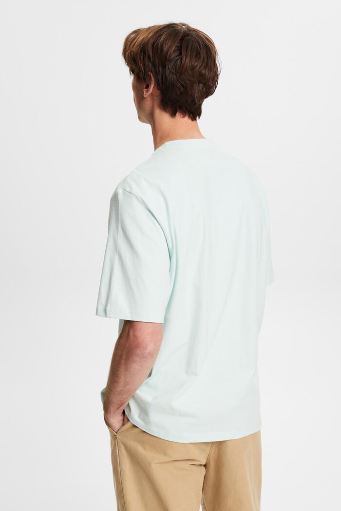 T-paita pyöreällä pääntiellä, LIGHT AQUA GREEN, detail image number 3