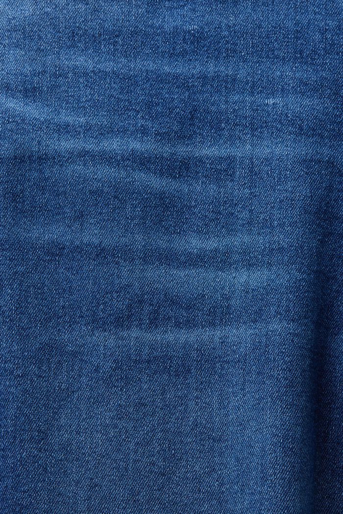 Keskikorkeat skinny-farkut, BLUE MEDIUM WASH, detail image number 6