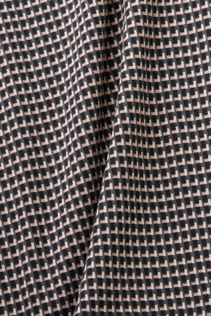 Kauttaaltaan kuvioitu pyjama, BLACK, detail image number 4