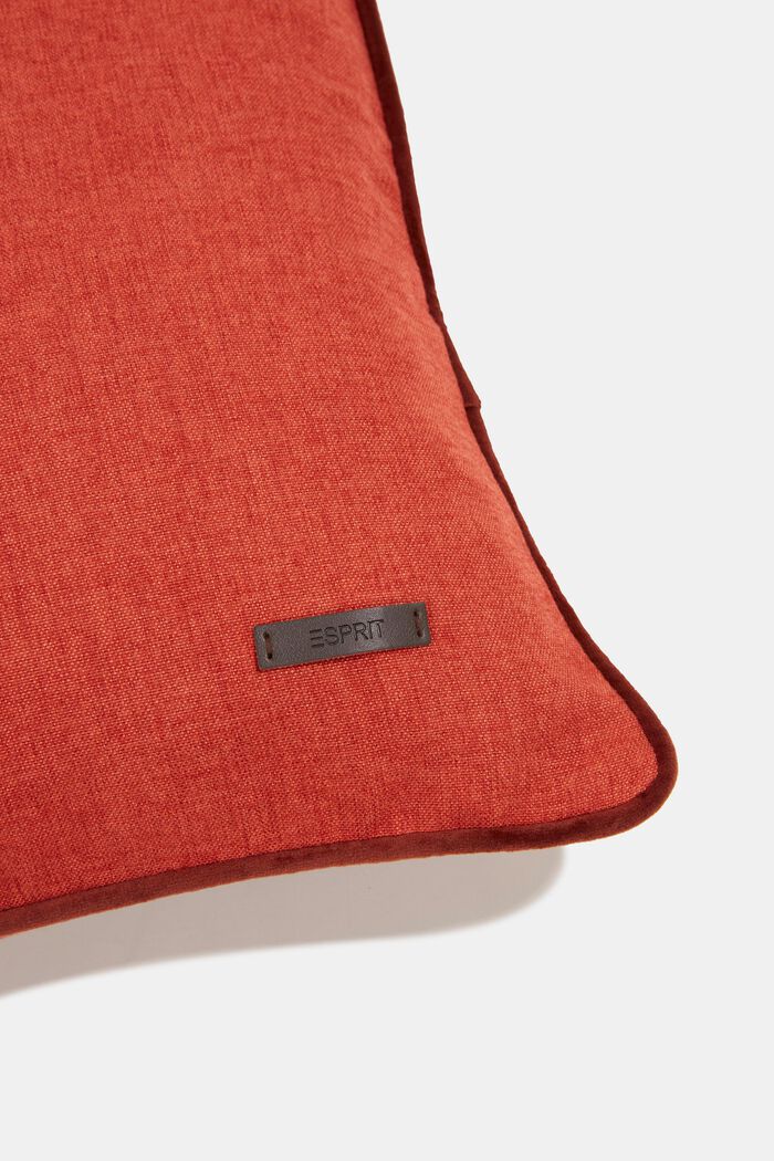 Koristeellinen tyynynpäällinen samettitereellä, RUST, detail image number 1