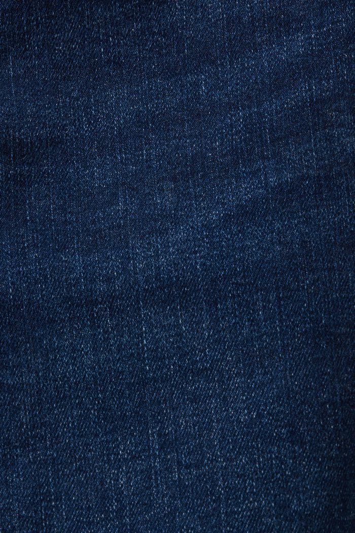 Keskikorkeat skinny-farkut, BLUE DARK WASHED, detail image number 5