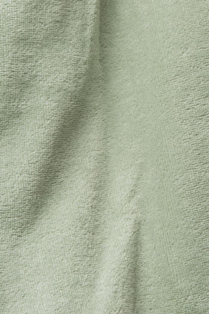 Hupullinen froteekylpytakki, SOFT GREEN, detail image number 4