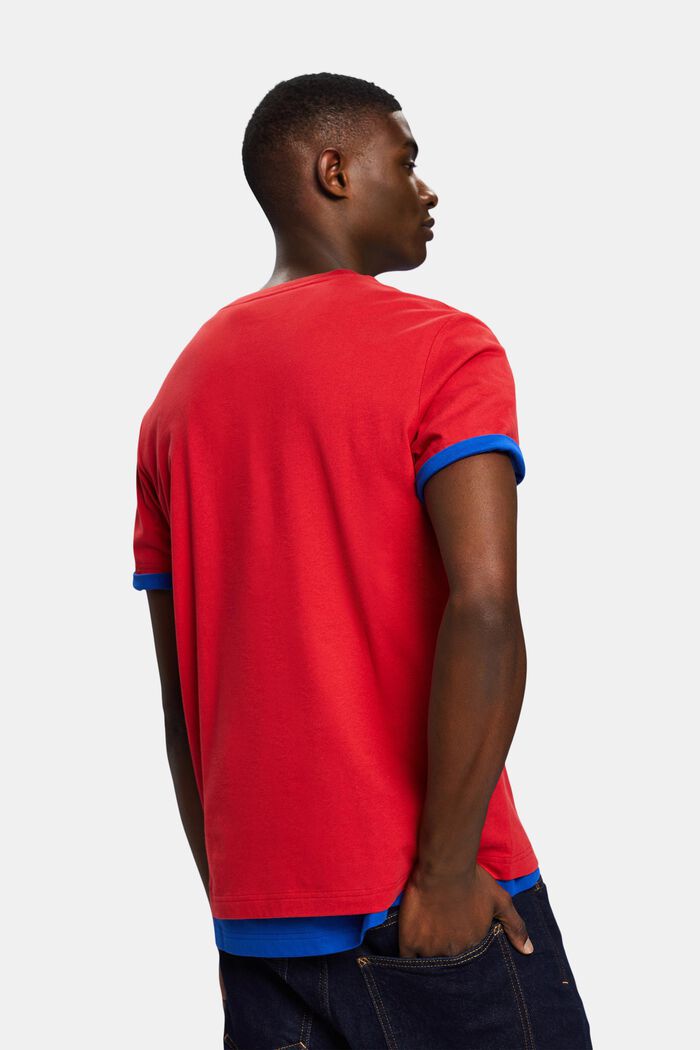 Logollinen unisex-t-paita, DARK RED, detail image number 4