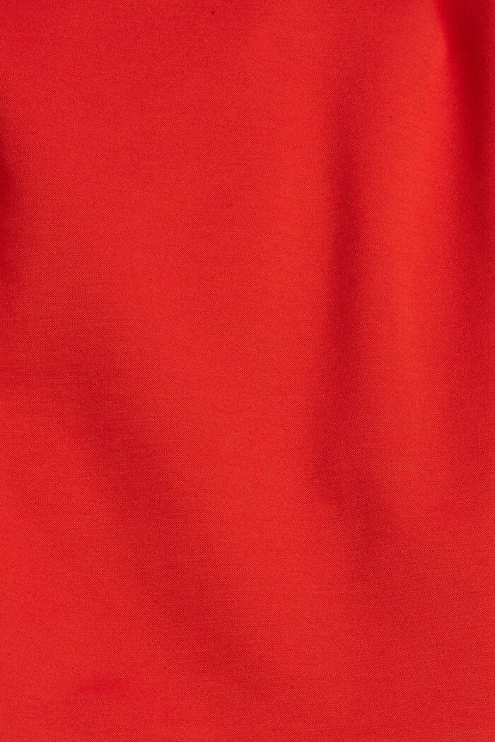 Vyöllinen minihame punto-jerseytä, ORANGE RED, detail image number 4