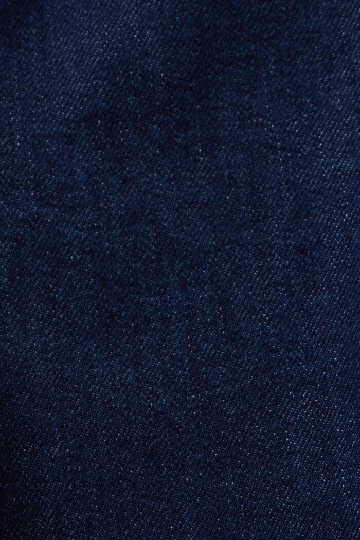 Korkeavyötäröiset suoralahkeiset farkut, BLUE RINSE, detail image number 6