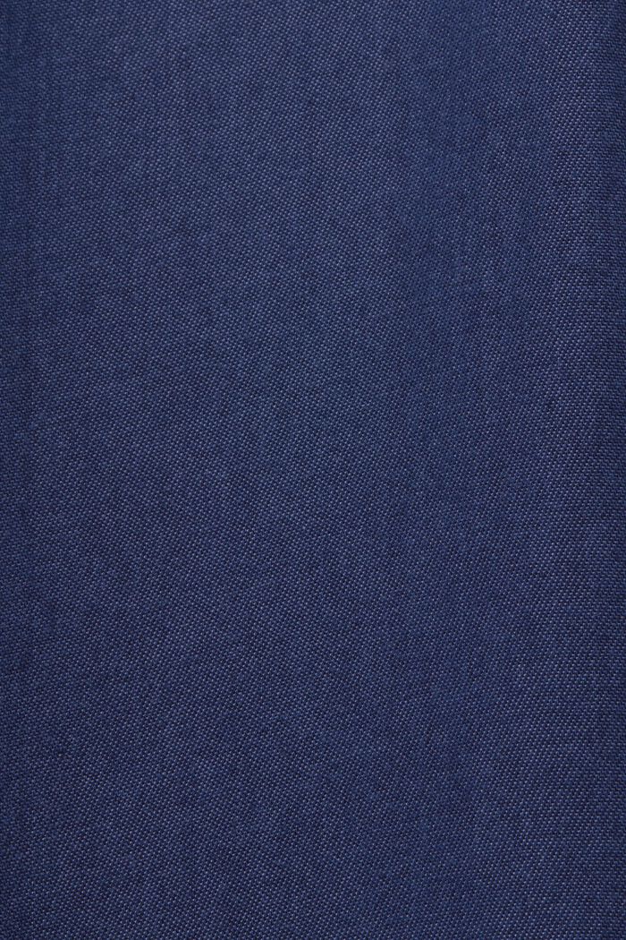 Farkkupaitamekko ja vyö TENCEL™ -materiaalia, BLUE DARK WASHED, detail image number 5