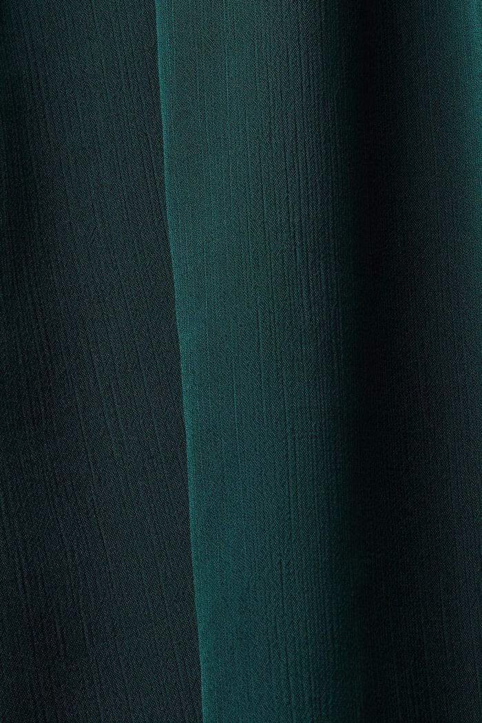 Rypytetty sifonkipusero, EMERALD GREEN, detail image number 5