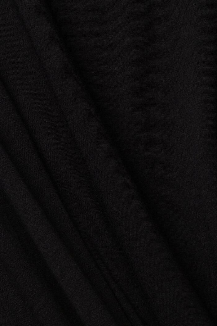 Pitkähihainen paita, jossa pystykaulus, BLACK, detail image number 0