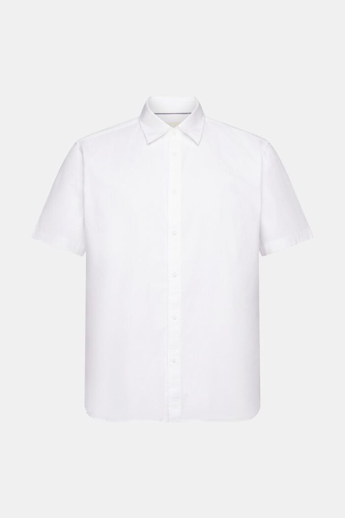 Lyhythihainen paita vastuullista puuvillaa, WHITE, detail image number 5