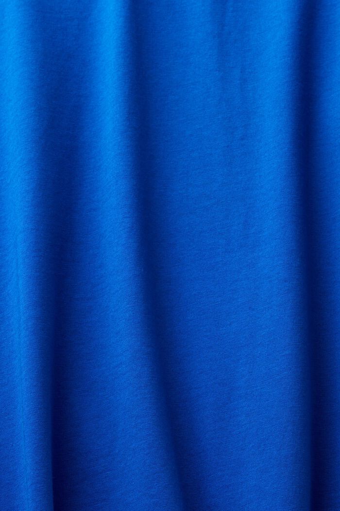 T-paita jerseytä, pyöreä pääntie, BRIGHT BLUE, detail image number 5