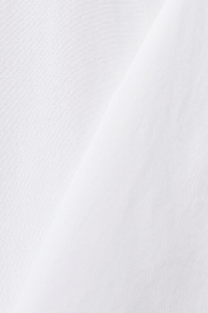 Puuvillainen slim fit -paita, WHITE, detail image number 4