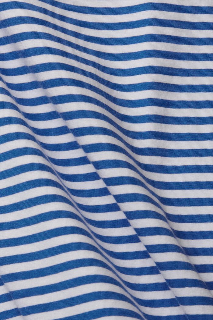 Raidallinen CURVY-t-paita, BRIGHT BLUE, detail image number 1