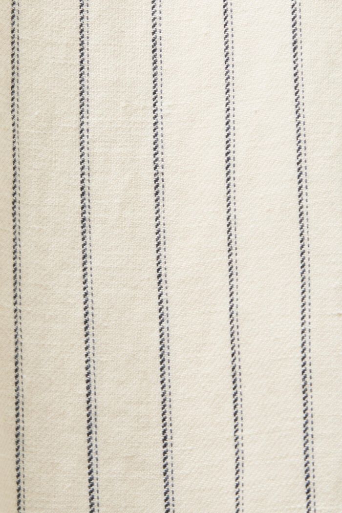 Puuvilla-pellavasekoitteesta valmistetut culottehousut, joissa vyö, ICE, detail image number 6