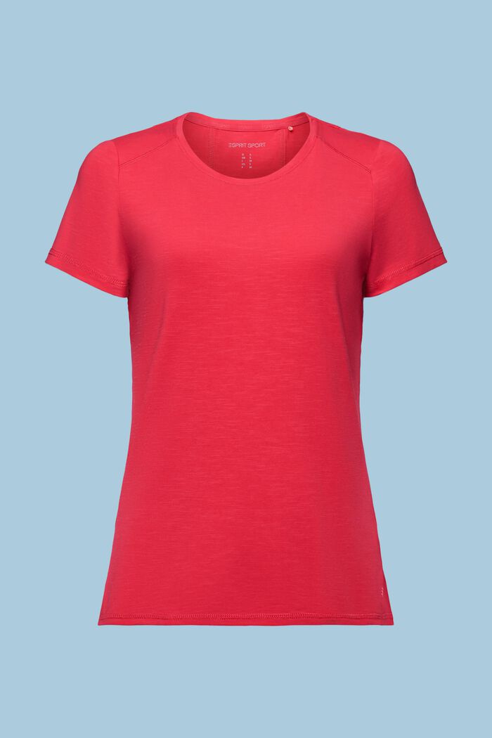 Urheilu-T-paita, E-DRY-käsittely, RED, detail image number 7
