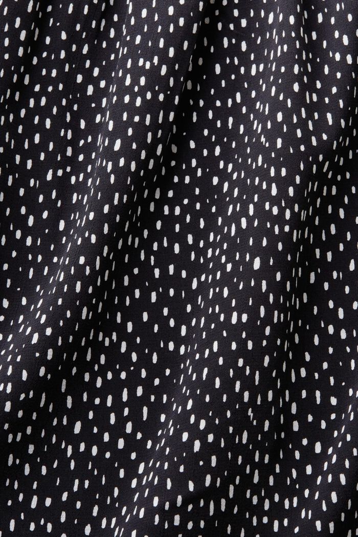 Kuvioitu mekko, LENZING™ ECOVEROA™, BLACK, detail image number 5