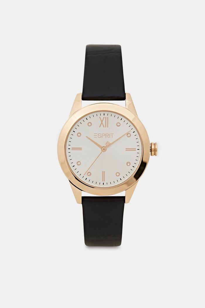 Watch with Leather