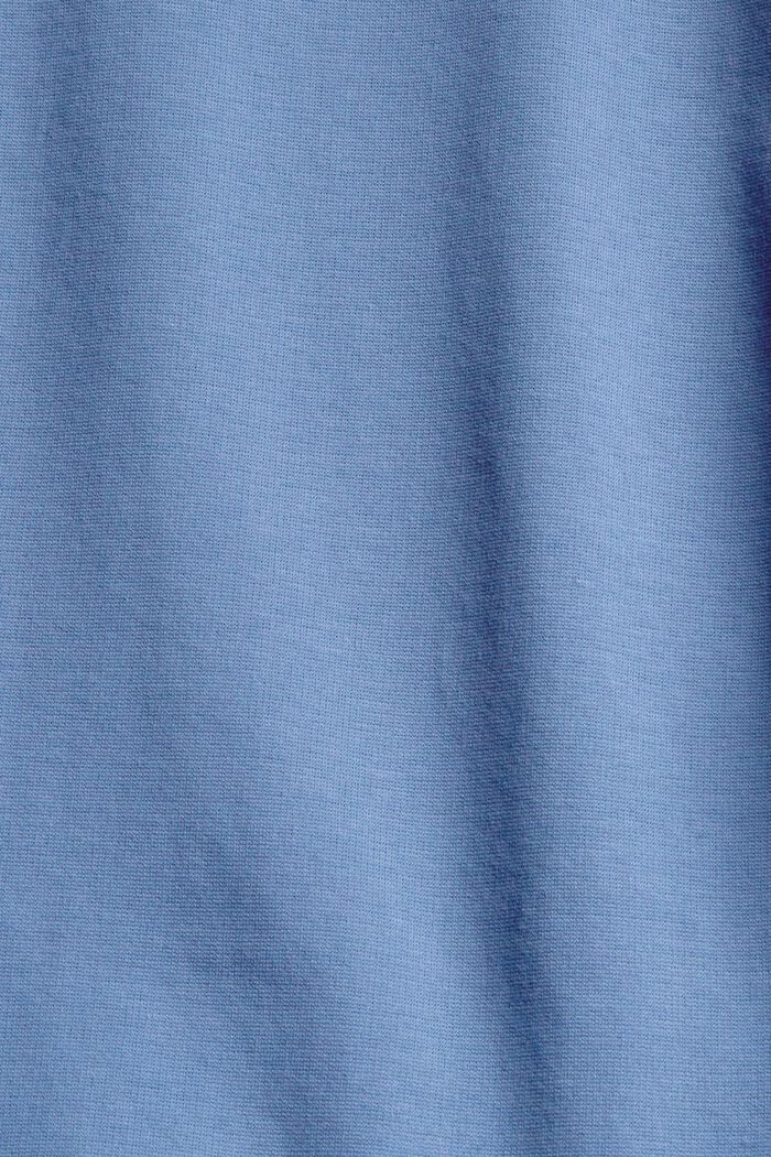 Levenevä T-paitamekko luomupuuvillasekoitetta, BLUE LAVENDER, detail image number 4