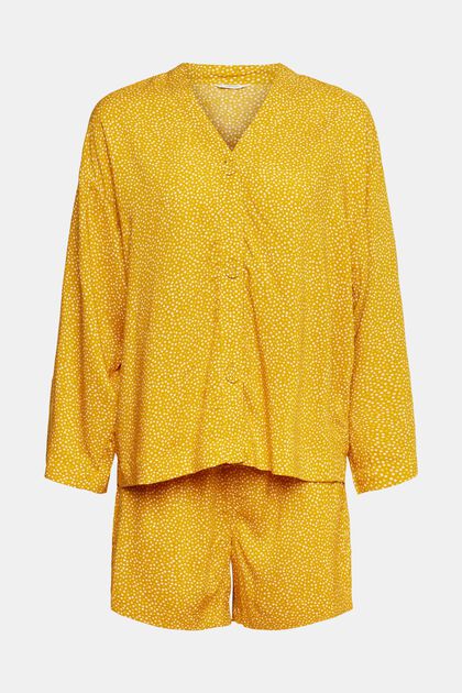 Pilkkukuvioitu pyjama, LENZING™ ECOVERO™