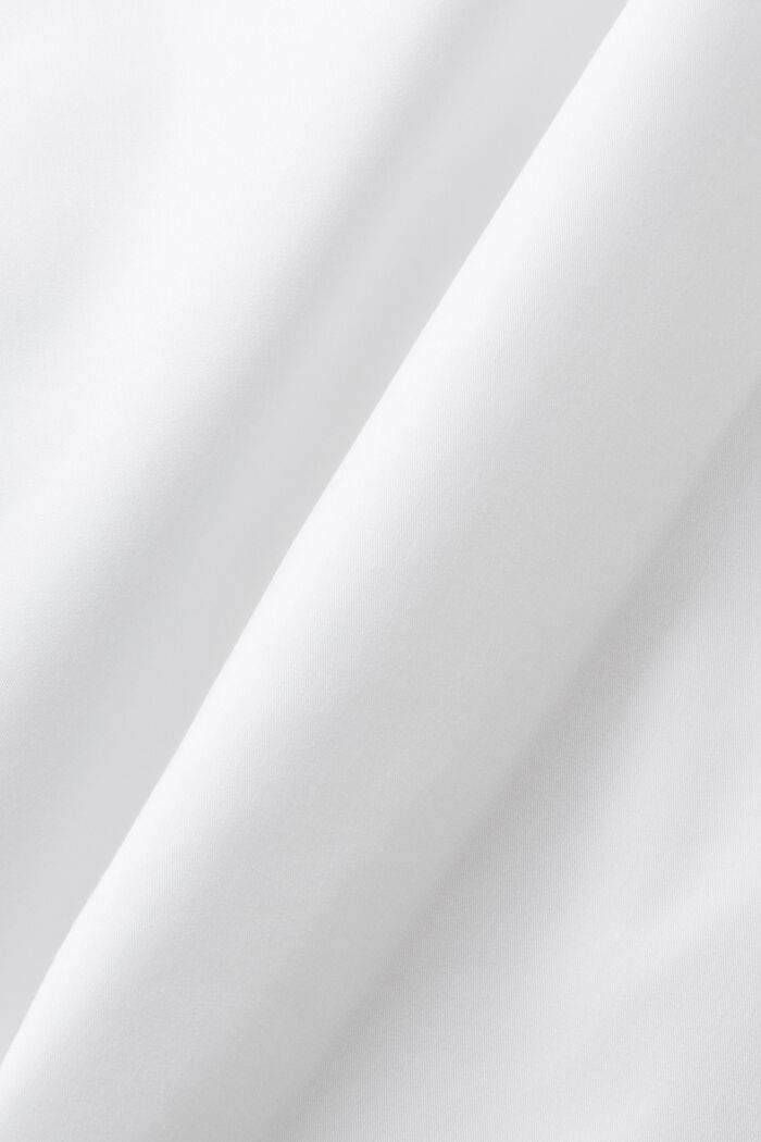 Oversized-mallinen nappipaita, WHITE, detail image number 5