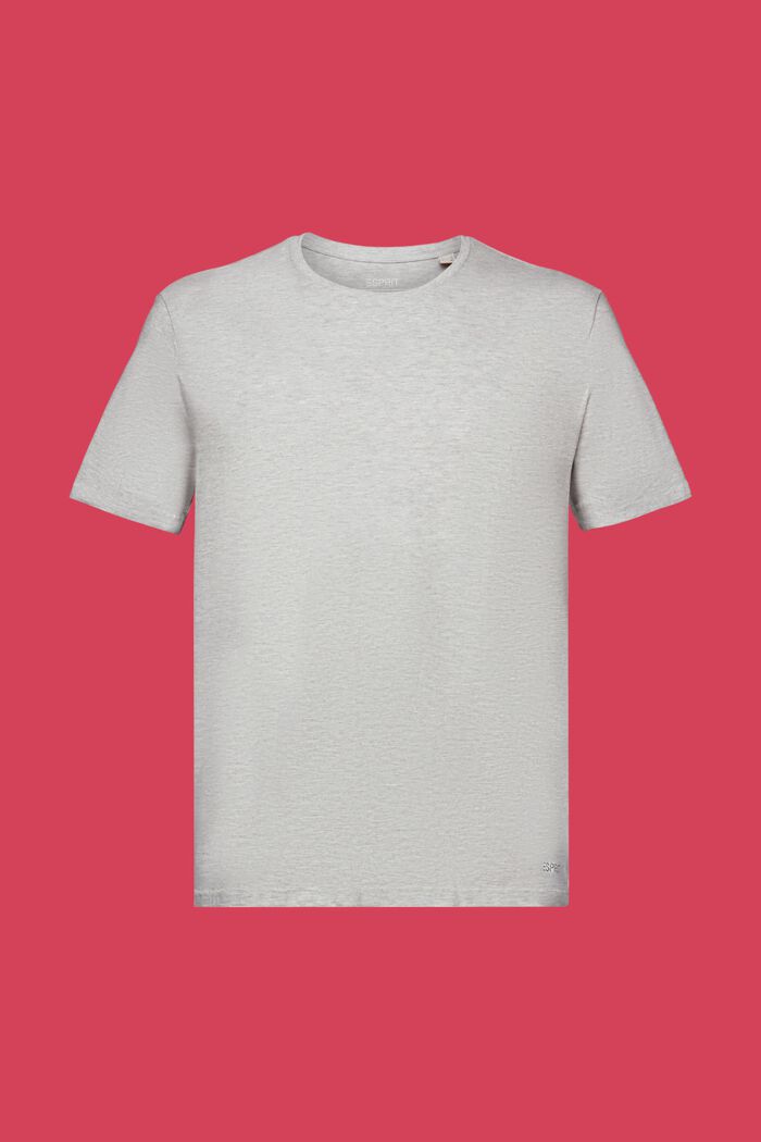 Jersey-t-paita selkäpainatuksella, LIGHT GREY, detail image number 6
