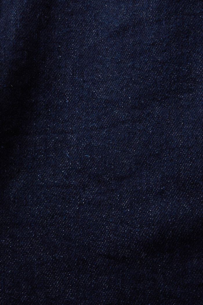 Suoralahkeiset farkut, joissa keskikorkea vyötärö, BLUE RINSE, detail image number 6