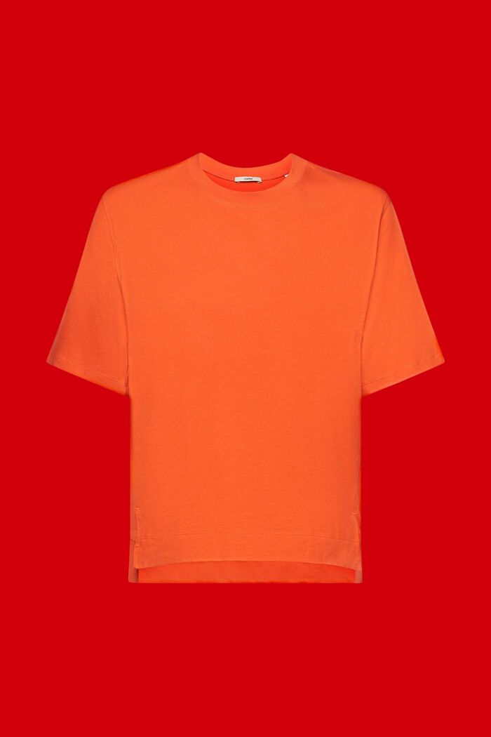 T-paita puuvillaa, ORANGE RED, detail image number 6