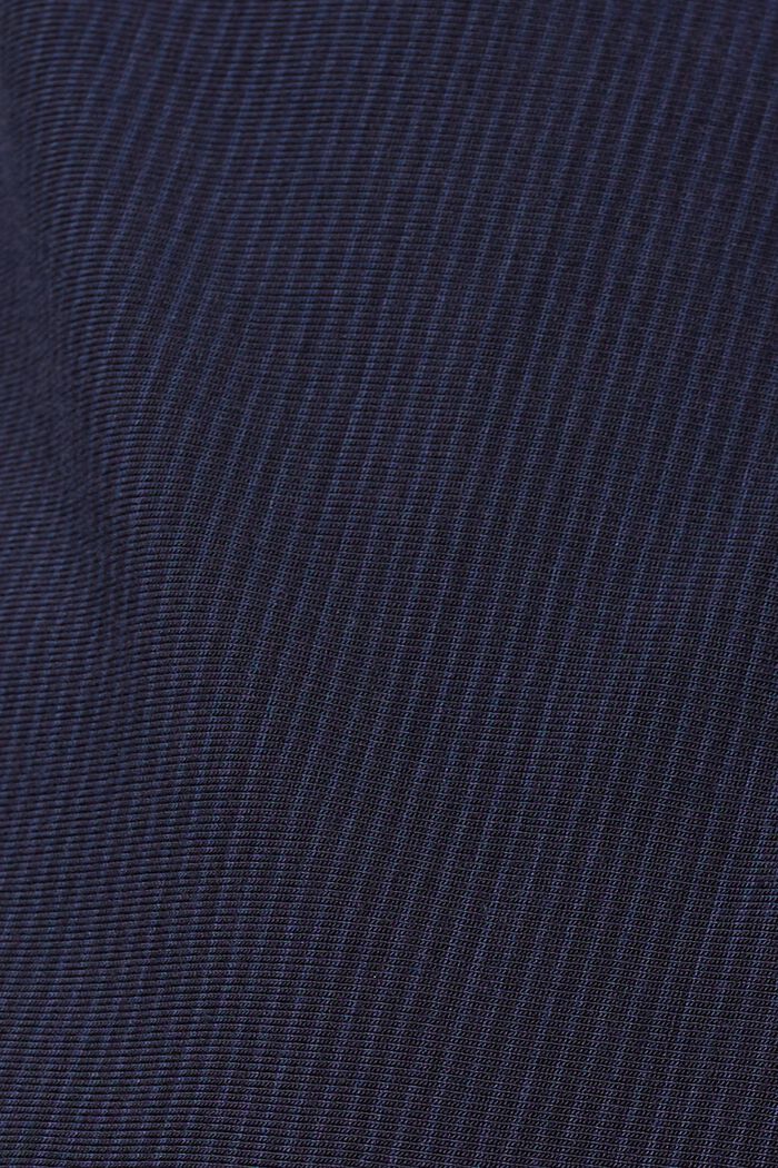 Raidallinen jerseypyjama, LENZING™ ECOVERO™, NAVY, detail image number 3